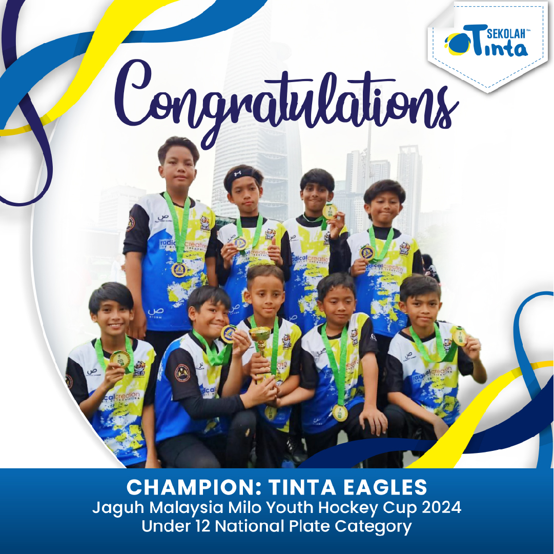 Sekolah Tinta Hockey Team Triumphs at Jaguh Malaysia Milo Youth Hockey Cup 2024